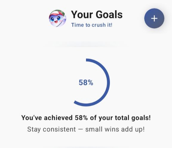 Goal Tracking Interface